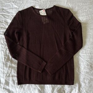 NWT | UNIQLO Lace Crew Neck Sweater